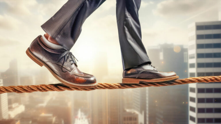 Work-life balance, tightrope